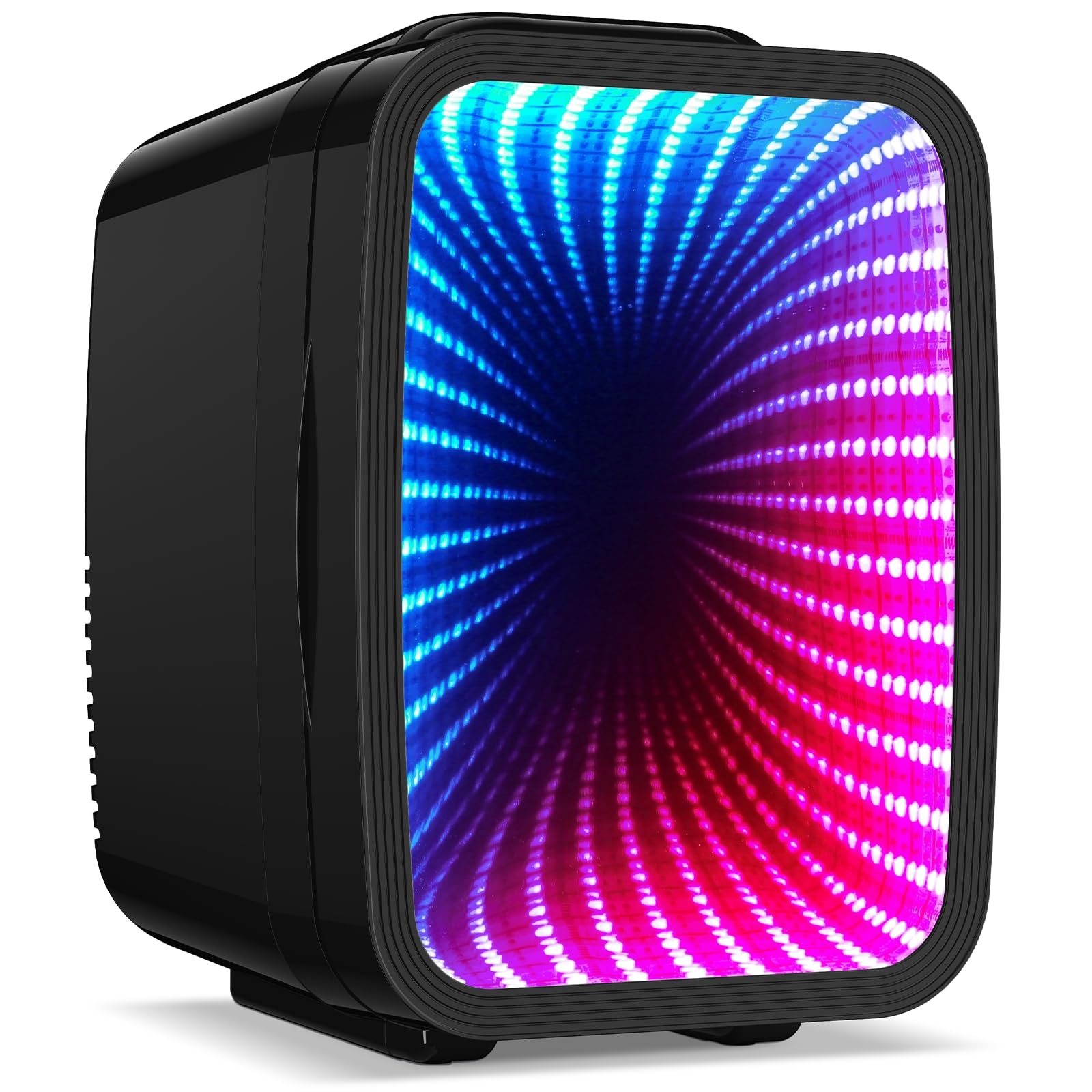 Mini Fridge for Bedroom | 4L/6 Can Cooler with Dimmable LED Light