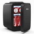 BEICHEN Mini Fridge, 4 Liter/6 Can Portable Personal Refrigerator AC/DC