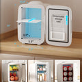 White Mini Fridge for Bedroom, 4L Skincare Cooler & Warmer