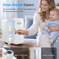 Mini Fridge, 6L/8 Can Portable Small Refrigerator Cool& Warm AC/DC