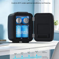 BEICHEN Mini Fridge, 4 Liter/6 Can Portable Personal Refrigerator AC/DC