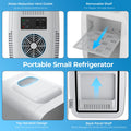 BEICHEN Mini Fridge, 4 L/6 Can Small Fridge for Bedroom, Car, Office, AC/DC