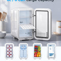 Mini Fridge, 6L/8 Can Portable Small Refrigerator Cool& Warm AC/DC
