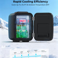 Mini Fridge for Bedroom, 4L Portable Refrigerator – Quiet, Fast Cooling