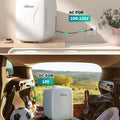 White Mini Fridge for Bedroom, 4L Skincare Cooler & Warmer