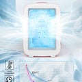 Pink Mini Fridge for Bedroom,4L Skincare Fridge for Bedroom & Office