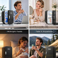 Mini Fridge, 6L/8 Can Portable Small Refrigerator Cool& Warm AC/DC
