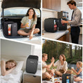 BEICHEN Mini Fridge, 4 Liter/6 Can Portable Personal Refrigerator AC/DC